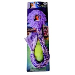 Disney Encanto Isabela Purple Ombre Flower Braid Hair Clip Extension Flower